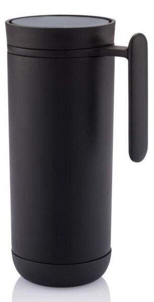 Termohrnek s rukojetí Clik, 225 ml, XD Design, černý