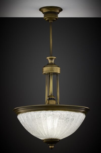 Jupiter 2134 - Lustr na tyči CARMEN 1xE27/15W/230V bronz/patina