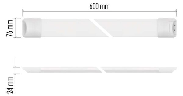 EMOS LED lineární svítidlo MINO 20W neutrální bílá