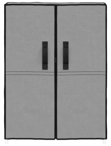 Botník šedý 60 x 28 x 90 cm textil 337262