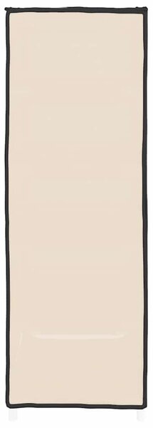 Botník krémový 60 x 28 x 90 cm textil 337263