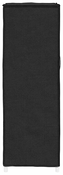 Botník černý 60 x 28 x 90 cm textil 337261