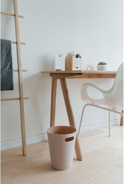 Béžový kancelářský odpadkový koš 7,5 l Woodrow – Umbra
