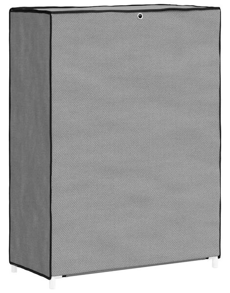 Botník šedý 60 x 28 x 90 cm textil 337262