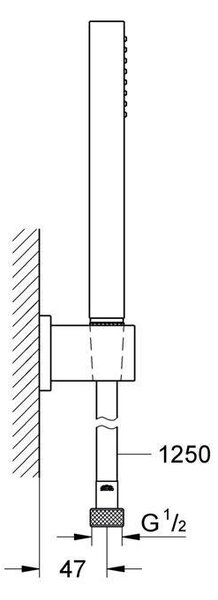 Sprchový set Grohe Euphoria Cube 27702000