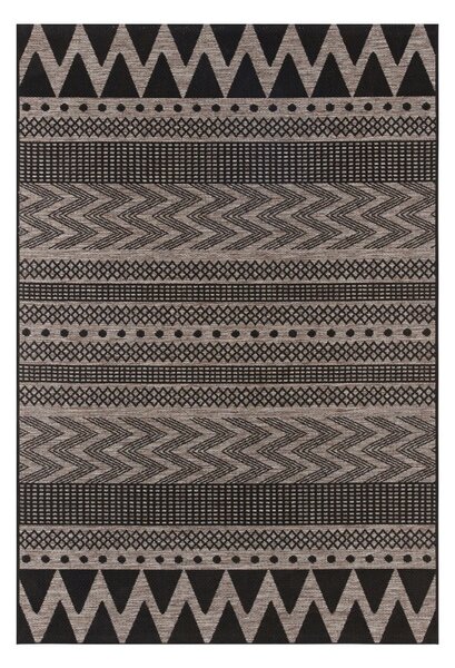 Černo-béžový venkovní koberec NORTHRUGS Sidon, 200 x 290 cm