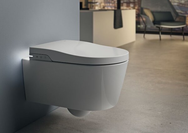 Roca Inspira bidetové wc závěsné Bez oplachového kruhu bílá A803060001