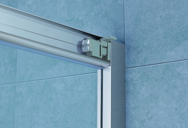 Oltens Fulla sprchové dveře 100 cm posuvné chrom lesk/průhledné sklo 21200100