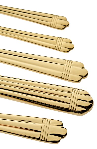 30dílná sada příborů GARGANELLI Zlatá