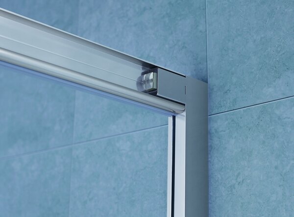 Oltens Fulla sprchové dveře 100 cm posuvné chrom lesk/průhledné sklo 21200100