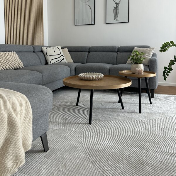 Angel Carpet, Kusový koberec Zafiro 25 Cream, 60x110, bílá, kancelář