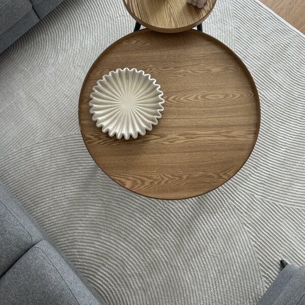 Angel Carpet, Kusový koberec Zafiro 25 Cream, 60x110, bílá, kancelář