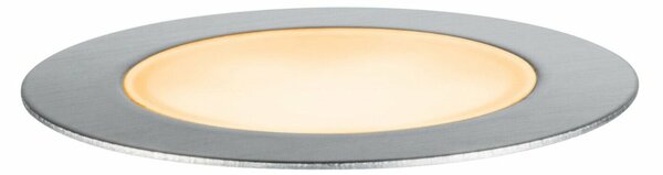 PAULMANN Plug & Shine LED zemní svítidlo Floor samostatné svítidlo neláká hmyz IP67 2200K 2W stříbrná