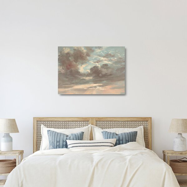 Skleněný obraz - John Constable, Cloud Study Stormy Sunset, reprodukce (70x50 cm)