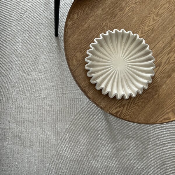 Angel Carpet, Kusový koberec Zafiro 25 Cream, 60x110, bílá, kancelář