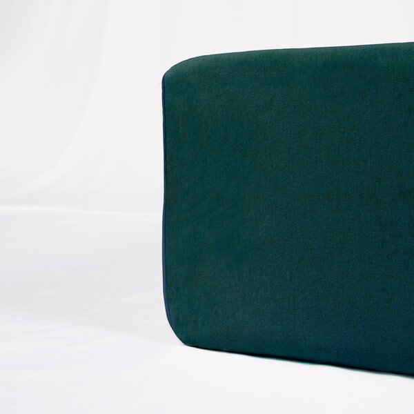 JERSEY PROSTĚRADLO PREMIUM 90X200 CM TMAVĚZELENÉ