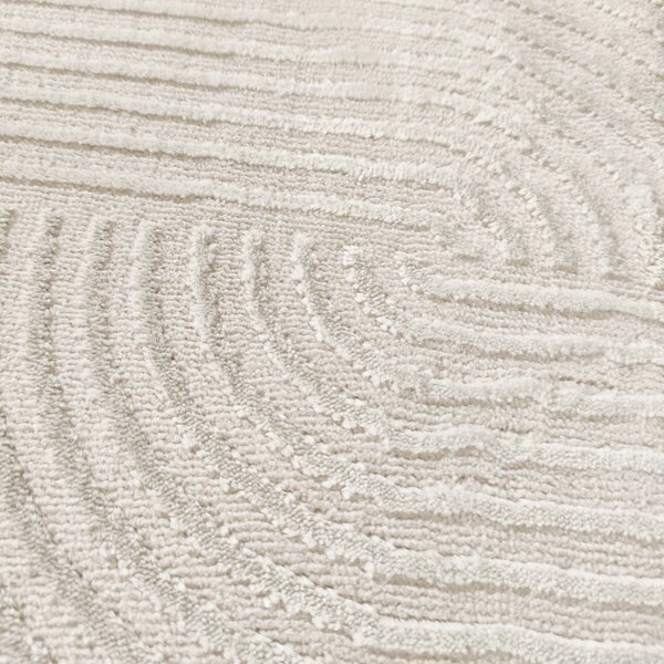 Angel Carpet, Kusový koberec Zafiro 19 Beige, 80x150, béžová, kancelář
