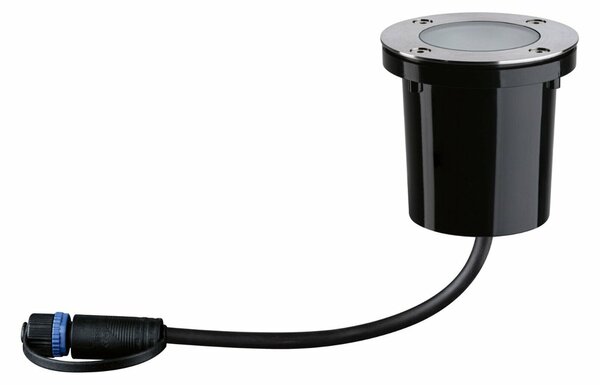 PAULMANN Plug & Shine LED zemní svítidlo Smart Home Zigbee zlaté světlo spot neláká hmyz IP65 CCT 4,6W černá/ocel
