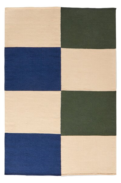 HAY Koberec Ethan Cook Flat Works, Peach Green Check, 170 x 240
