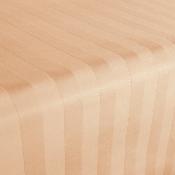 BAMBUSOVÉ PROSTĚRADLO STRIPE 160X240 CM BÉŽOVÉ