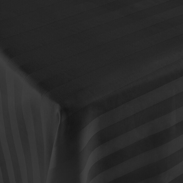 BAMBUSOVÉ PROSTĚRADLO STRIPE 160X240 CM ČERNÉ