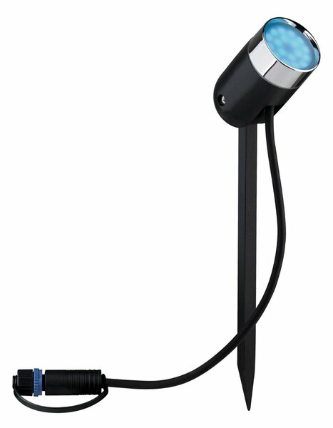 PAULMANN Plug & Shine ZigBee RGBW spot Pike 4W 24V 40° IP65 antracit 942.83