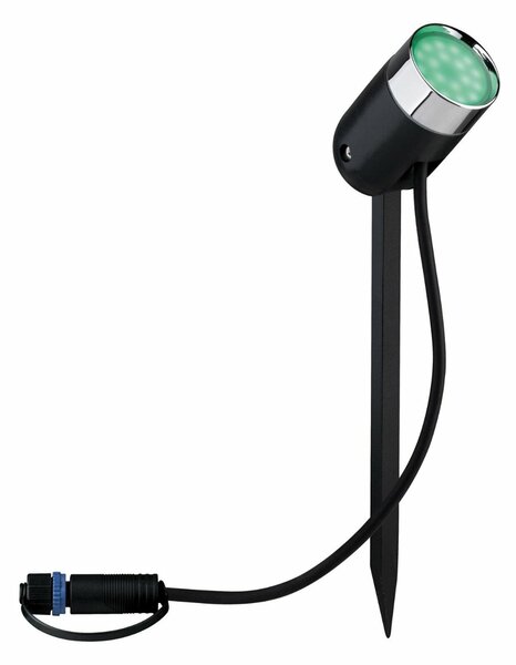 PAULMANN Plug & Shine ZigBee RGBW spot Pike 4W 24V 40° IP65 antracit 942.83