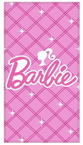 DĚTSKÝ RUČNÍK BARBIE 70X140 CM VZOROVANÁ