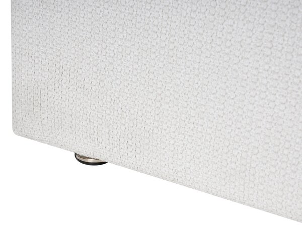Postel s úložným prostorem Tkanina TARASCON 140 x 200 cm Světle béžová
