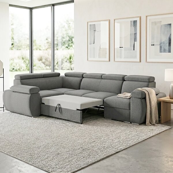 Sedací souprava BASTON | 190x320 cm | rozkládací + úložný prostor | VÝBĚR TKANIN