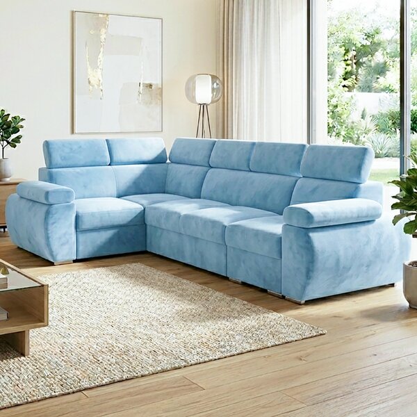 Sedací souprava BASTON | 190x320 cm | rozkládací + úložný prostor | VÝBĚR TKANIN