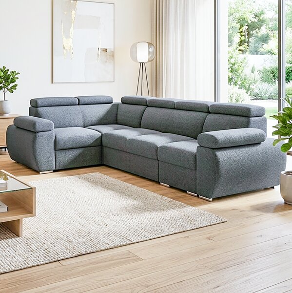 Sedací souprava BASTON | 190x320 cm | rozkládací + úložný prostor | VÝBĚR TKANIN