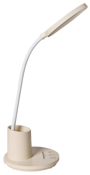 LED stolní lampa VELA se stmívačem Světle béžová