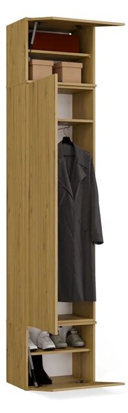 Skříň do předsíně 50 cm OPELIKA - dub artisan
