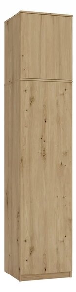 Šatní skříň s nástavbou 50 cm JOONAS - dub artisan