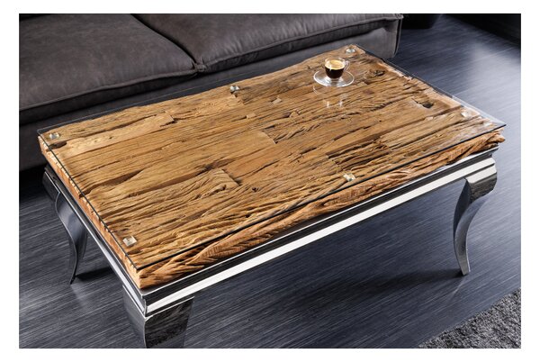 Massive home | Konferenční stolek MODERN BAROCK BARRACUDA 100cm chrom