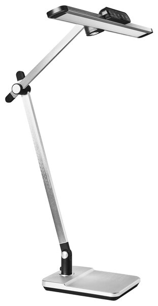 LED stolní lampa SERPENS se stmívačem Stříbrná