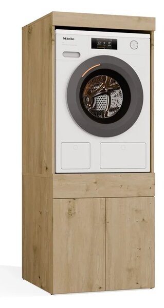 Koupelnová skříňka nad pračku se šuplíkem MARGO - dub artisan