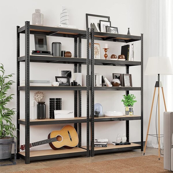 SONGMICS Regál Wera 100x200 cm černý
