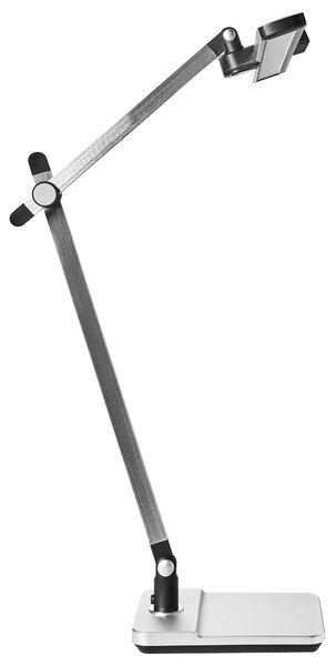 LED stolní lampa SERPENS se stmívačem Stříbrná