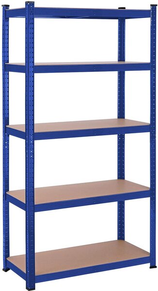 SONGMICS Regál Wera 90x180 cm modrý