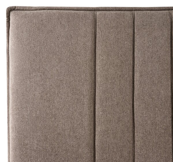 Postel s úložným prostorem Tkanina TARASCON 180 x 200 cm Taupe