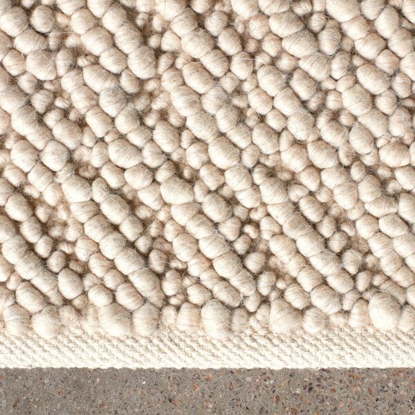 AUDO COPENHAGEN Koberec Gravel, Ivory, 170 x 240