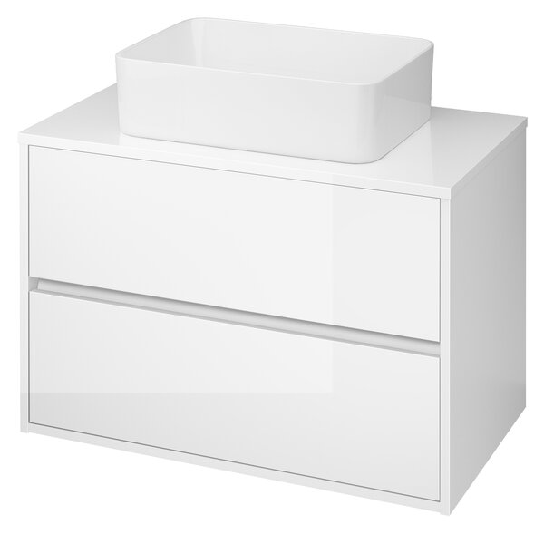 Cersanit Crea umyvadlo 49.5x34.5 cm obdélníkový na pult bílá lesk K114-001-ECO