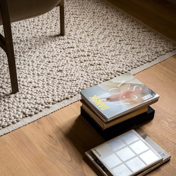 AUDO COPENHAGEN Koberec Gravel, Ivory, 170 x 240
