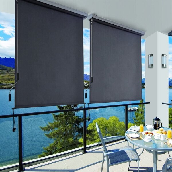 SONGMICS Vertikální markýza Orrine 250x160 cm šedá