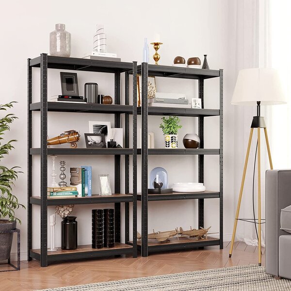 SONGMICS Regál Wera Lina 75x150 cm černý
