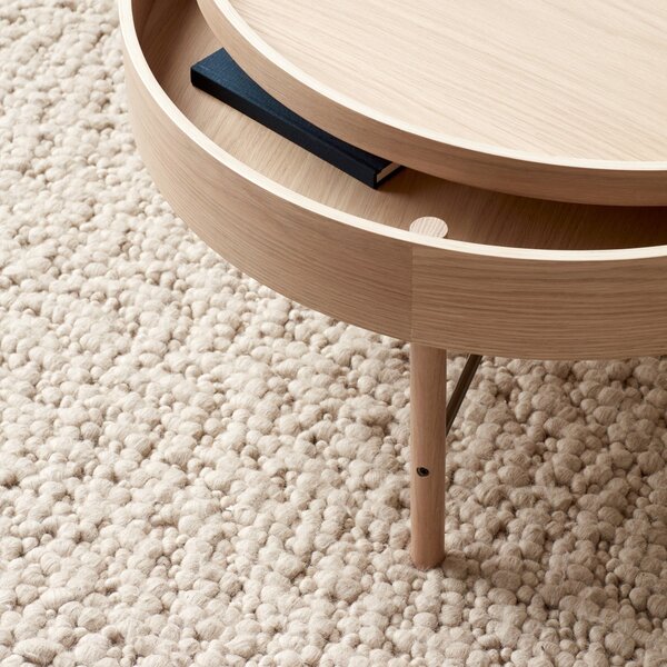 AUDO COPENHAGEN Koberec Gravel, Ivory, 170 x 240