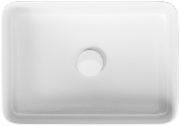 Cersanit Crea umyvadlo 49.5x34.5 cm obdélníkový na pult bílá lesk K114-001-BOX