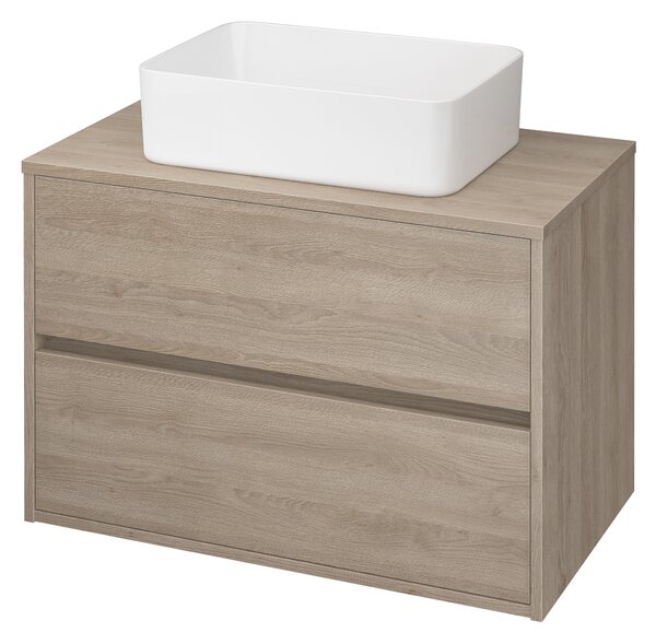 Cersanit Crea umyvadlo 49.5x34.5 cm obdélníkový na pult bílá lesk K114-001-ECO